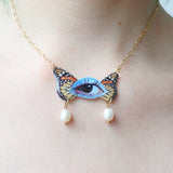 Fluttering Fantasy Pendant Necklace