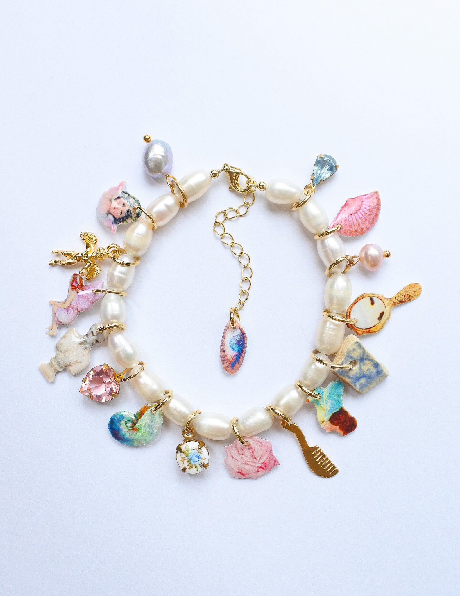 “Dear Diary” Pearl Charmie Bracelet - Pick Your Picto-Charms™