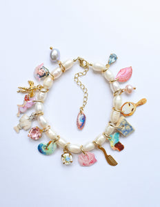 “Dear Diary” Pearl Charmie Bracelet - Pick Your Picto-Charms™