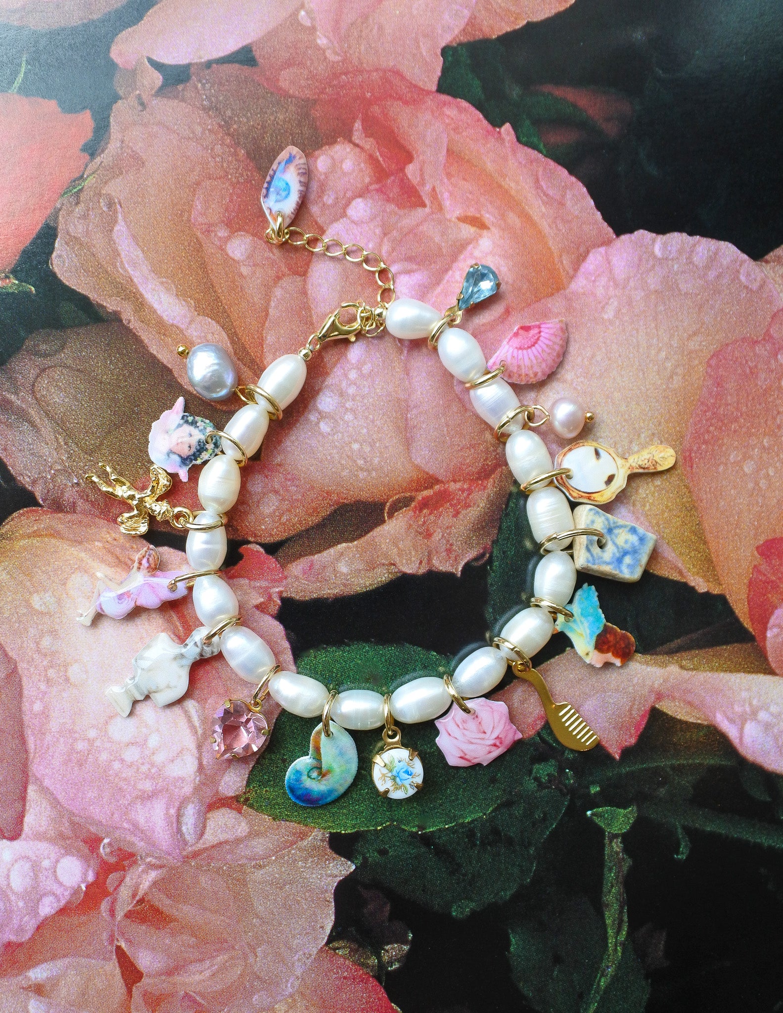 “Dear Diary” Pearl Charmie Bracelet - Pick Your Picto-Charms™