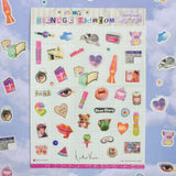 In My Teenage Bedroom Picto-Sticker Sheet