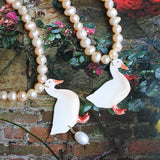 Goose on the Loose Pendant Necklace